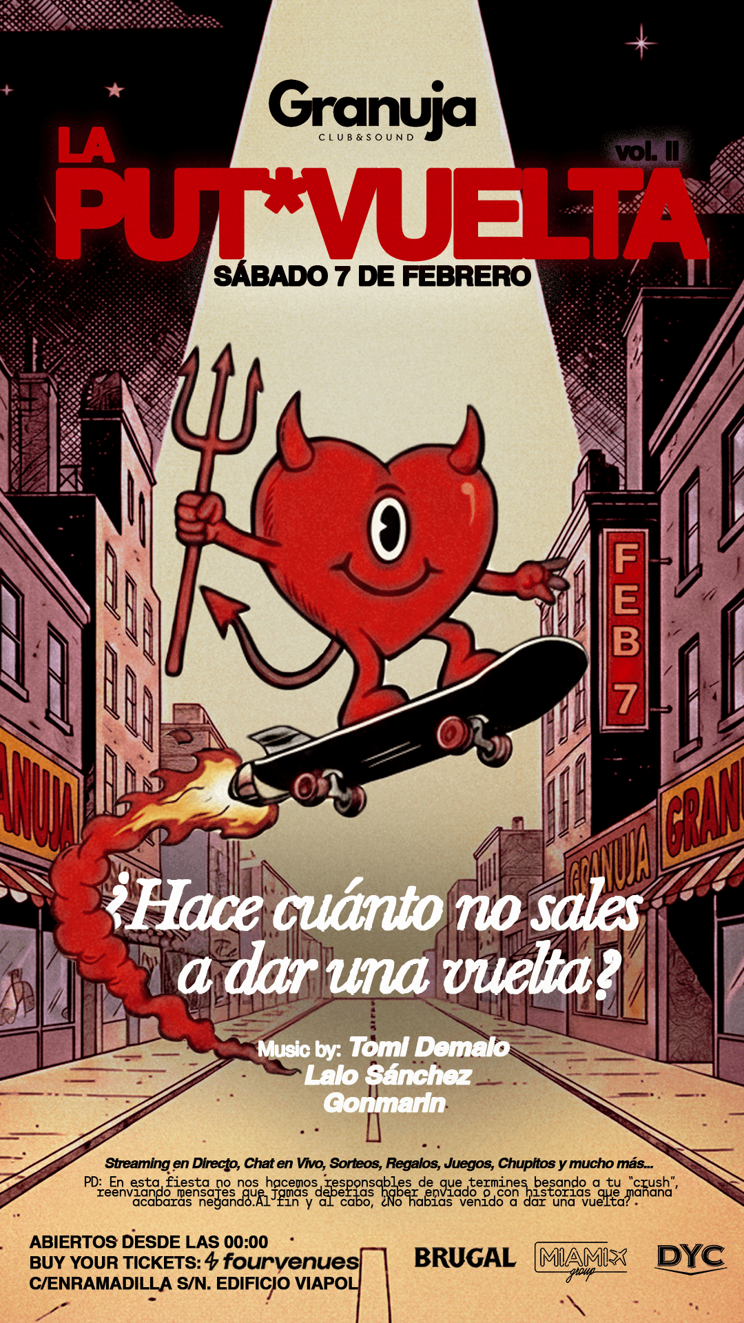 Cartel de GRANUJA CLUB & SOUND V2
